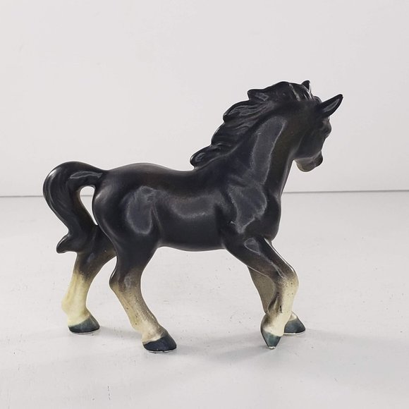 Norleans Japan Horse Foal Figurine Black - Picture 3 of 7